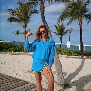 Beach Riot Terry Set like new worn once